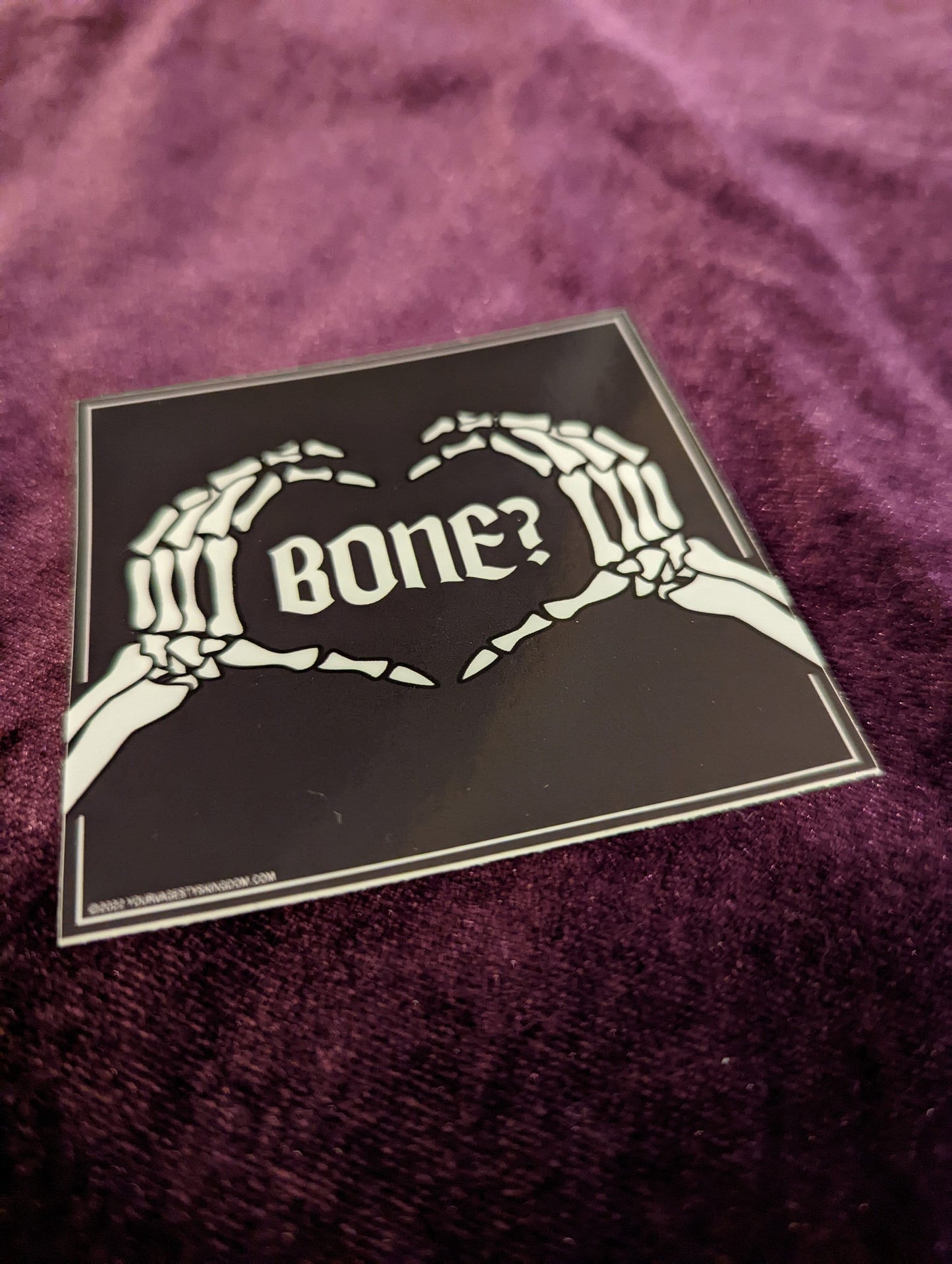 Bone? Skeleton Hands Sticker