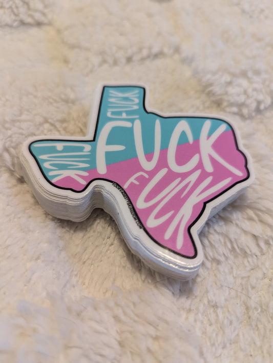 Trans Rights Fuck Texas Sticker