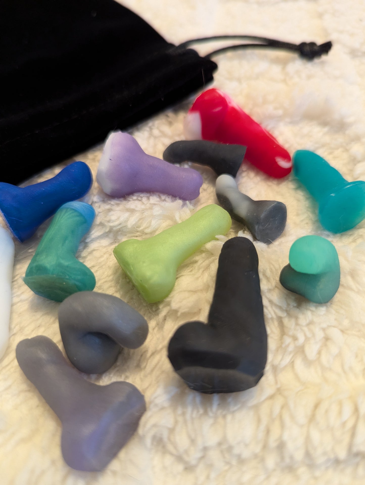 Bag of Dicks Tiny Squishy Silicone Miniature Teenie Weenies