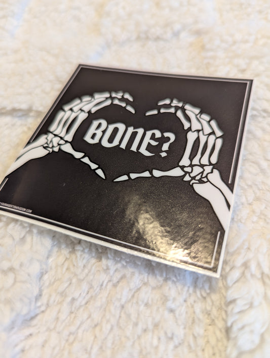 Bone? Skeleton Hands Sticker