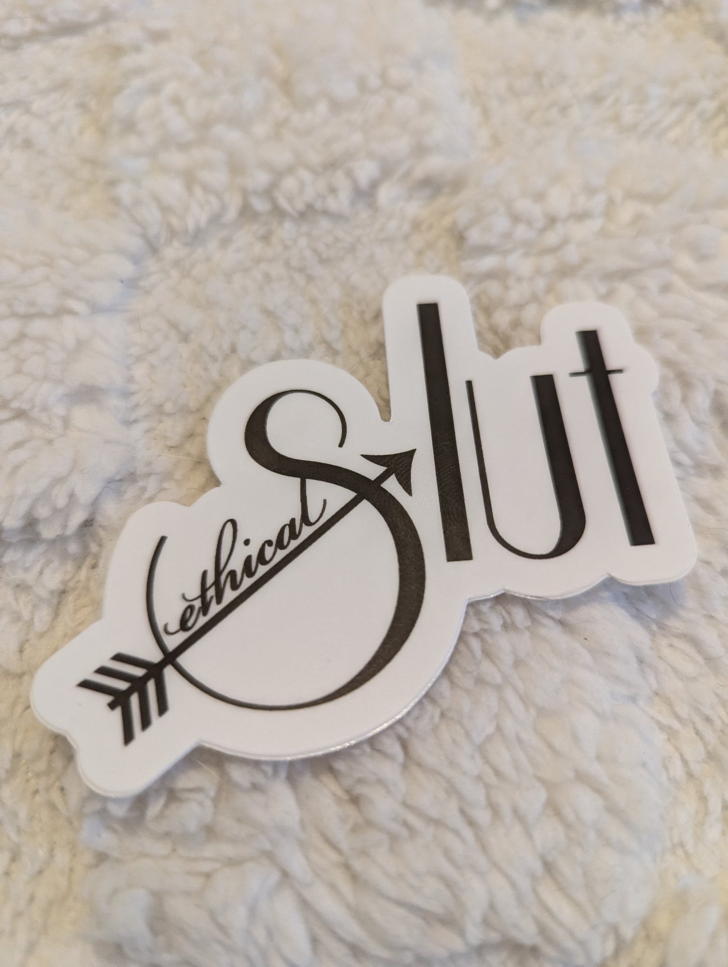 Ethical Slut Art Deco Decal Sticker 3"