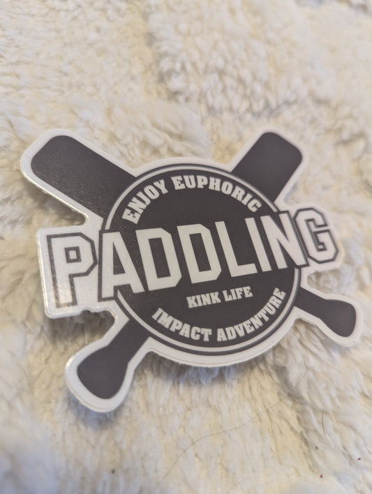 Paddling Outdoors Impact Spanking Sticker