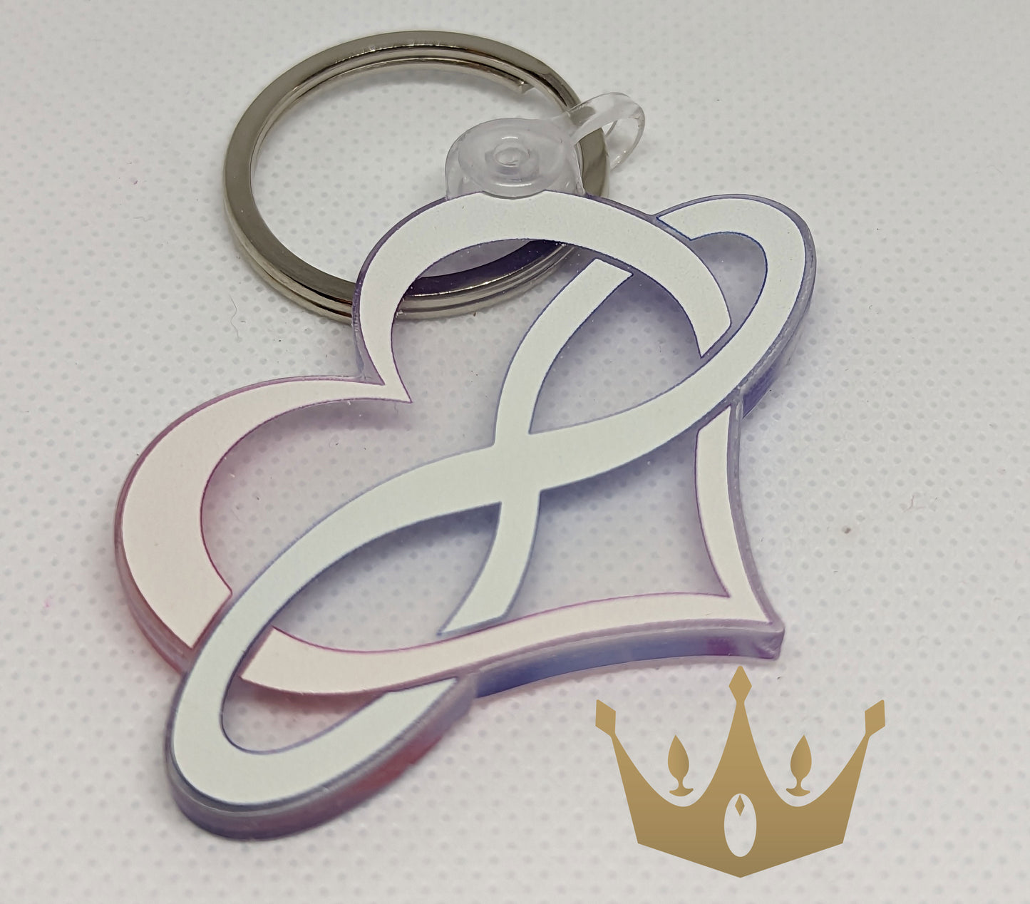 Polyam Polyamory Acrylic Key Chain