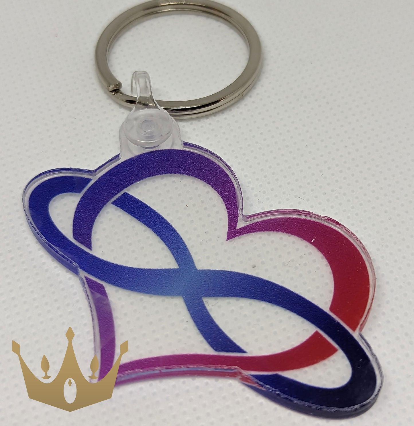 Polyam Polyamory Acrylic Key Chain